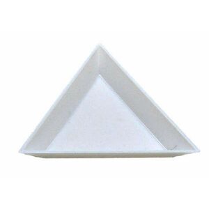 Műanyag tálka pixie-hez Hárömszög alakú Fehér kép