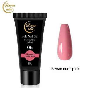 Rawan Nails Poly Gél 30ml_ Nude Pink kép