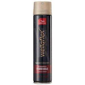 Hajfixáló, Ultra Erős Rögzítéssel - Wella Wellaflex Special Collection Black Hairspray Power Hold Form & Finish, 250 ml kép