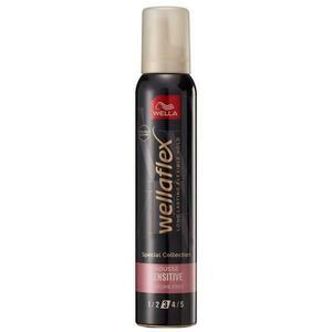 Hajhab, Erős Fixálással - Wella Wellaflex Special Collection Black Mouse Sensitive Perfume Free, 200 ml kép