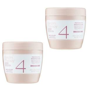 Rehidratáló Hajsimító Maszk csomag, 2 db. - Alfaparf Milano Lisse Design Keratin Therapy Rehydrating Mask 500 ml kép