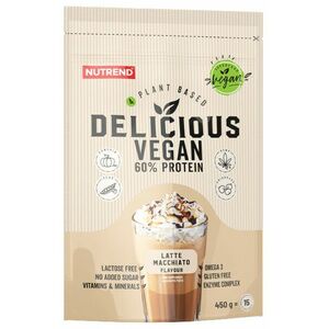 Nutrend Delicious Vegan Protein Latte macchiato 450 g kép