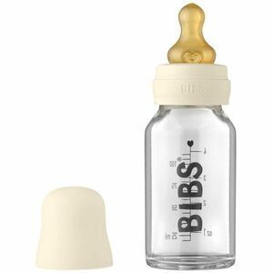 BIBS Baby Glass Bottle 110 ml cumisüveg Ivory 110 ml kép