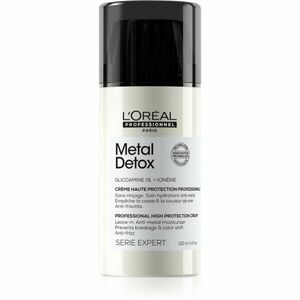 L’Oréal Professionnel Serie Expert Metal Detox védőkrém a töredezett, károsult hajra 100 ml kép