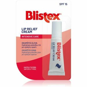 Blistex Lip Relief Cream balzsam a száraz és cserepes ajkakra SPF 10 6 ml kép