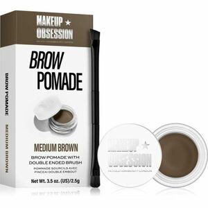 Makeup Obsession Brow Pomade szemöldök pomádé árnyalat Medium Brown 2.5 g kép
