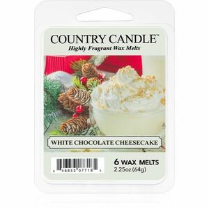 Country Candle White Chocolate Cheesecake illatos viasz aromalámpába 64 g kép