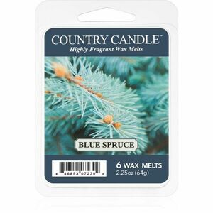 Country Candle Blue Spruce illatos viasz aromalámpába 64 g kép