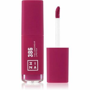 3INA The Longwear Lipstick hosszantartó folyékony rúzs árnyalat 386 - Bright berry pink 6 ml kép