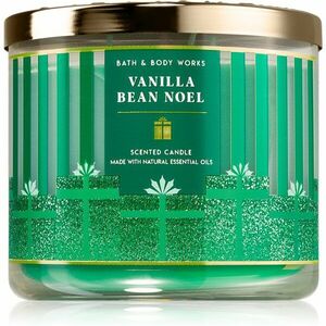 Bath & Body Works Vanilla Bean Noel illatgyertya 411 g kép