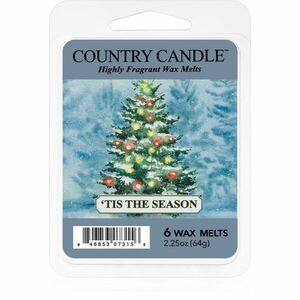 Country Candle 'Tis The Season illatos viasz aromalámpába 64 g kép