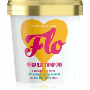 FLO Organic Tampons tamponok 16 db kép