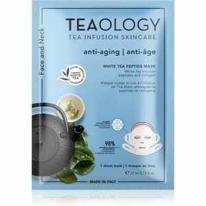Teaology White Tea Peptide Mask intenzíven nyugtató és bőrélénkítő arcmaszk 21 ml kép