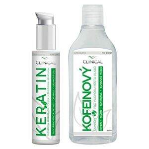 Clinical Keratin treatment + Caffeine shampoo szett (férfiaknak és nőknek) kép
