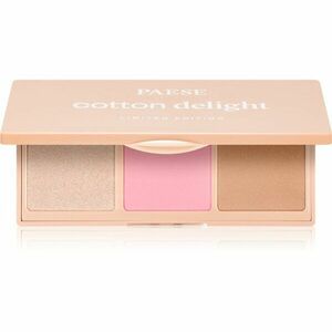 Paese Cotton Delight Contour Palette Púderes highlight és kontúr paletta árnyalat 01 Pink 9 g kép