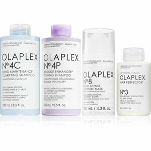 Olaplex The Ultimate Enhancing, Detoxing & Hydrating Kit for Blondes erősítő ápolás (szőke hajra) kép