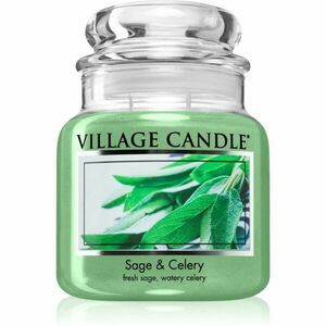 Village Candle Sage & Celery illatgyertya 389 g kép