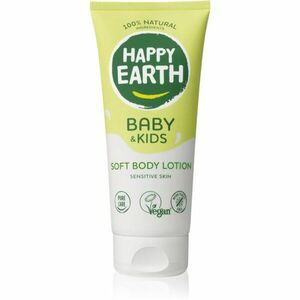 Happy Earth 100% Natural Soft Bodylotion for Baby & Kids krém gyermekeknek 200 ml kép