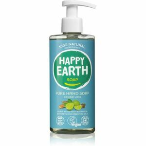 Happy Earth 100% Natural Hand Soap Cedar Lime folyékony szappan 300 ml kép