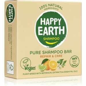 Happy Earth 100% Natural Shampoo Bar Dry & Damaged hair szilárd sampon száraz és sérült hajra 70 g kép
