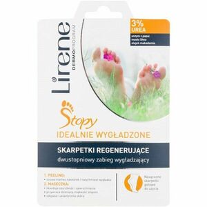 Lirene Foot Care regenerálás a lábnak két lépésben peeling és maszk zokni kiszerelésben (3% Urea) 1 db kép