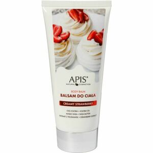 Apis Natural Cosmetics Creamy Strawberry hidratáló testbalzsam 200 ml kép