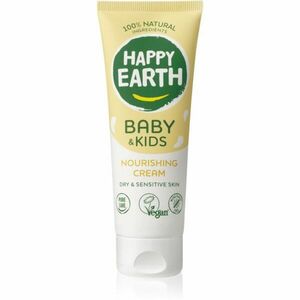 Happy Earth 100% Natural Nourishing Cream for Baby & Kids tápláló krém gyermekeknek 75 ml kép