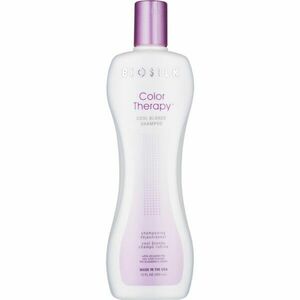 Biosilk Color Therapy Cool Blonde Shampoo sampon semlegesíti a sárgás tónusokat 355 ml kép