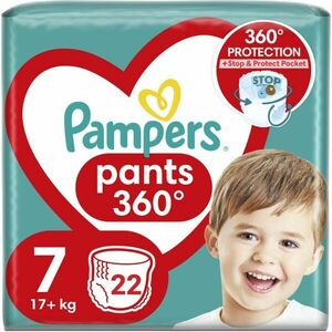 Pampers Pants Size 7 eldobható nadrágpelenkák 17+ kg 22 db kép