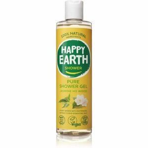 Happy Earth 100% Natural Shower Gel Jasmine Ho Wood tusfürdő gél 300 ml kép