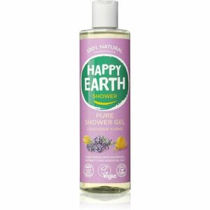 Happy Earth 100% Natural Shower Gel Lavender Ylang tusfürdő gél 300 ml kép