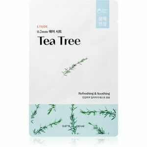 ETUDE 0.2 Therapy Air Mask Tea Tree nyugtató hatású gézmaszk frissítő hatással 20 ml kép
