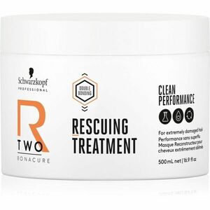Schwarzkopf Professional Bonacure R-TWO Rescuing Treatment haj maszk a nagyon károsult hajra 500 ml kép