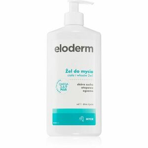 Eloderm Body & Hair Shower Gel tisztító gél testre és hajra gyermekeknek születéstől kezdődően 400 db kép