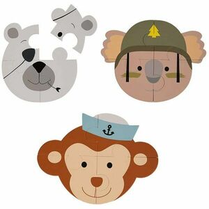 Bo Jungle B-Animal kirakó Monkey/Bear/Koala 3 db kép
