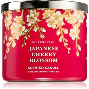 Bath & Body Works Japanese Cherry Blossom illatgyertya III. 411 g kép