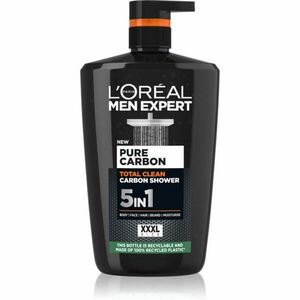 L’Oréal Paris Men Expert Pure Carbon tusfürdő gél 5 in 1 1000 ml kép