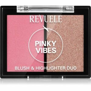 Revuele Blush & Highlighter Duo élénkítő arcpirosító árnyalat Pinky Vibes 8 g kép