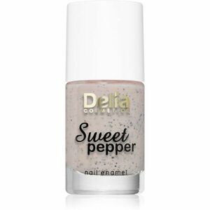 Delia Cosmetics Sweet Pepper Black Particles körömlakk árnyalat 02 Apricot 11 ml kép