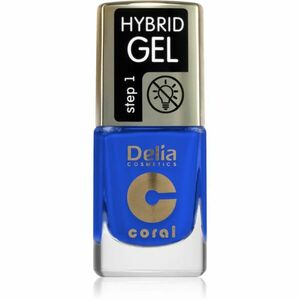 Delia Cosmetics Coral Hybrid Gel géles körömlakk UV/LED lámpa használata nélkül árnyalat 126 11 ml kép