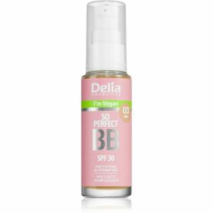 Delia Cosmetics BB So Perfect mattító BB krém hidratáló hatással árnyalat 03 Dark 30 ml kép