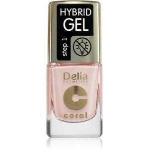 Delia Cosmetics Coral Hybrid Gel géles körömlakk UV/LED lámpa használata nélkül árnyalat 120 11 ml kép
