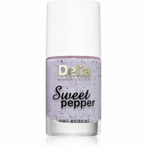 Delia Cosmetics Sweet Pepper Black Particles körömlakk árnyalat 04 Lavender 11 ml kép