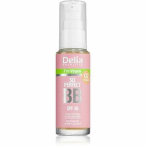 Delia Cosmetics BB So Perfect mattító BB krém hidratáló hatással árnyalat 02 Medium 30 ml kép