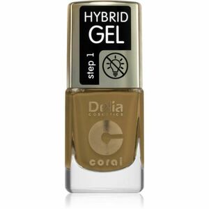 Delia Cosmetics Coral Hybrid Gel géles körömlakk UV/LED lámpa használata nélkül árnyalat 124 11 ml kép