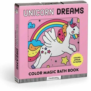 Mudpuppy Color Magic Bath Book Unicorn Dreams fürdési játékkönyv 0+ y 1 db kép