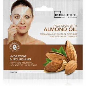 IDC Institute Almond Oil egyszer használatos fátyolmaszk arcra 1 db kép