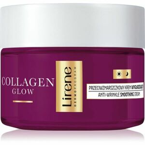 Lirene Collagen Glow 50+ tápláló fiatalító krém az arc kontúr vonalainak feszesítésére 50 ml kép