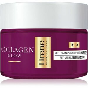 Lirene Collagen Glow 70+ ránctalanító és regeneráló krém az arcbőr táplálásáért és természetes hidratáltságának megőrzéséért 50 ml kép