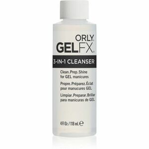 Orly Gelfx 3-in-1 Cleanser zseléfixáló folyadék a fényes körmökért 118 ml kép